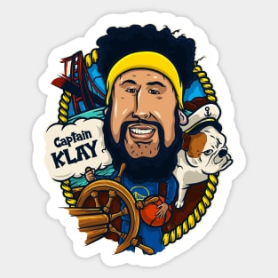 Captain Klay Sticker